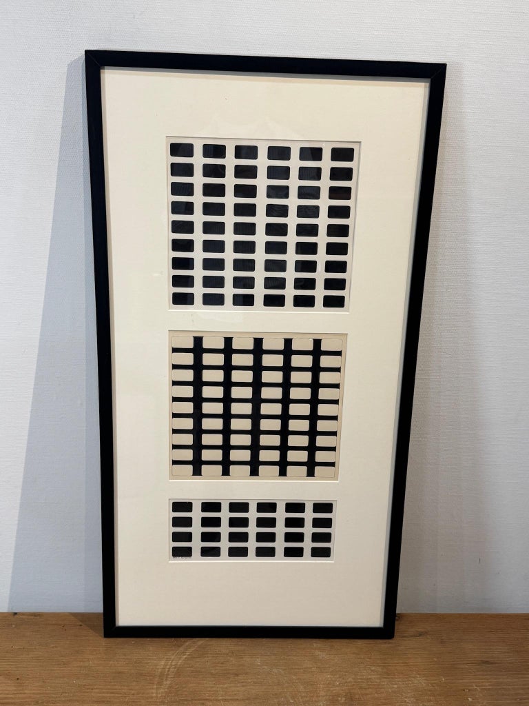 Signed Mid-Century Modern Drawing by Elise Speights, 20th Century