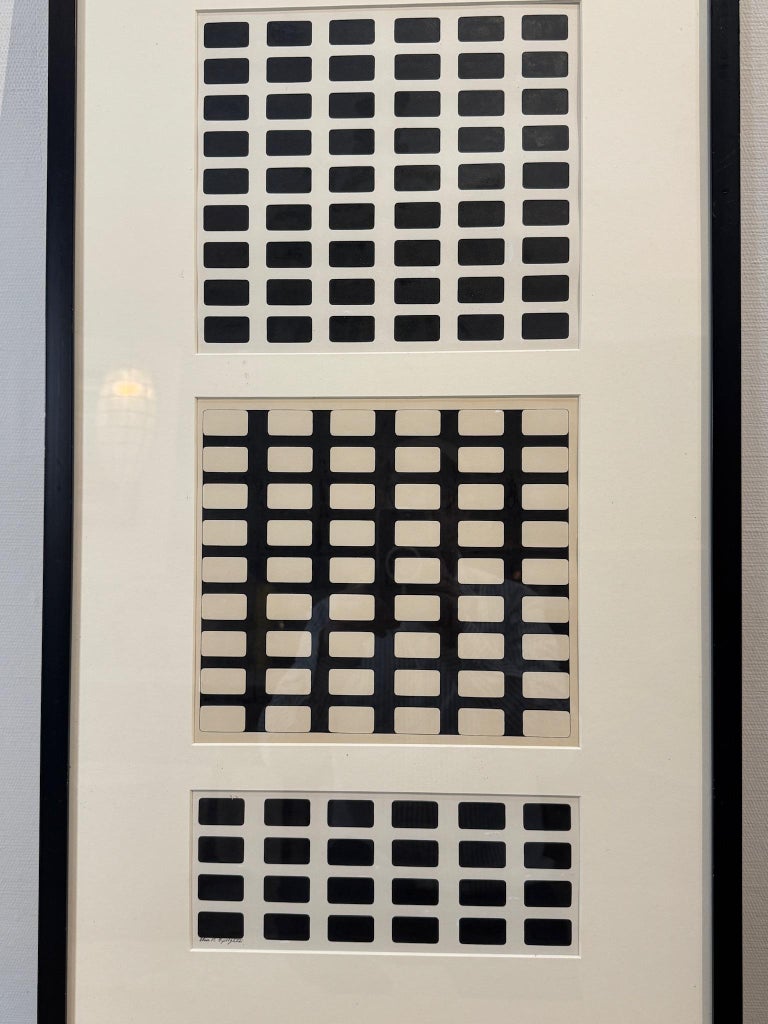Signed Mid-Century Modern Drawing by Elise Speights, 20th Century