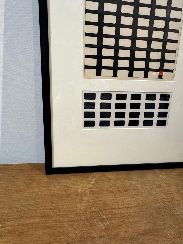 Signed Mid-Century Modern Drawing by Elise Speights, 20th Century