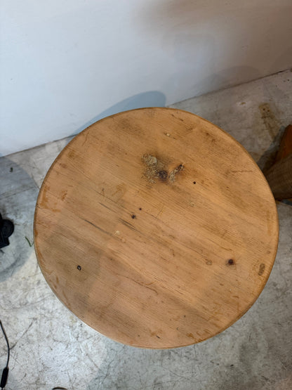 Pair of French Art Deco Style Oak Side Tables, Styled After Charles Dudouyt
