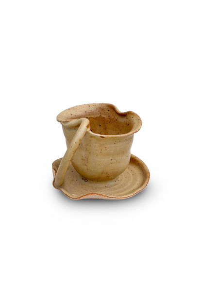 Vintage Pinched Ceramic Gravy Bowl