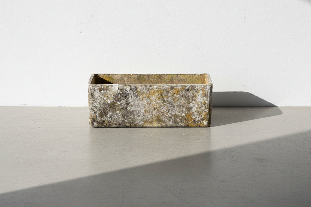 Willy Guhl Mid-20th Century Rectangular Eternit Cement Box Planter