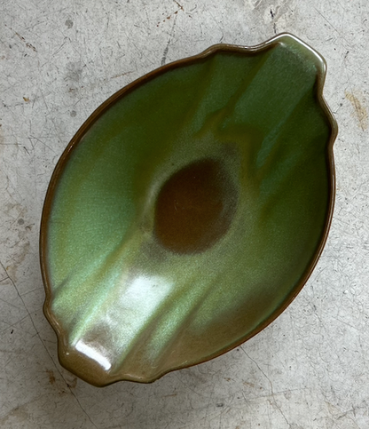 FRANKOMA POTTERY PRAIRIE GREEN BOWL