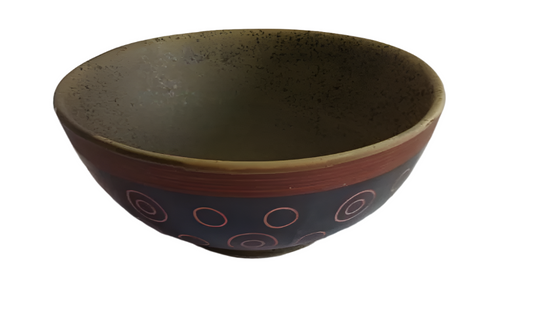 DECORATIVE POTTERY BOWL