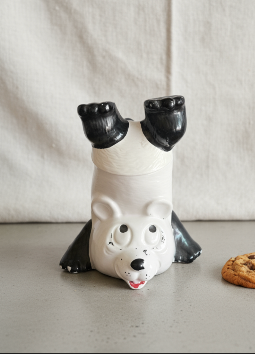 Vintage McCoy Pottery  Panda Cookie Jar