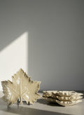 vintage ceramic maple leaf serving dishes set autumn table decor