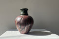 Signed Handcrafted Stoneware Vase with Rich Earthy Glaze