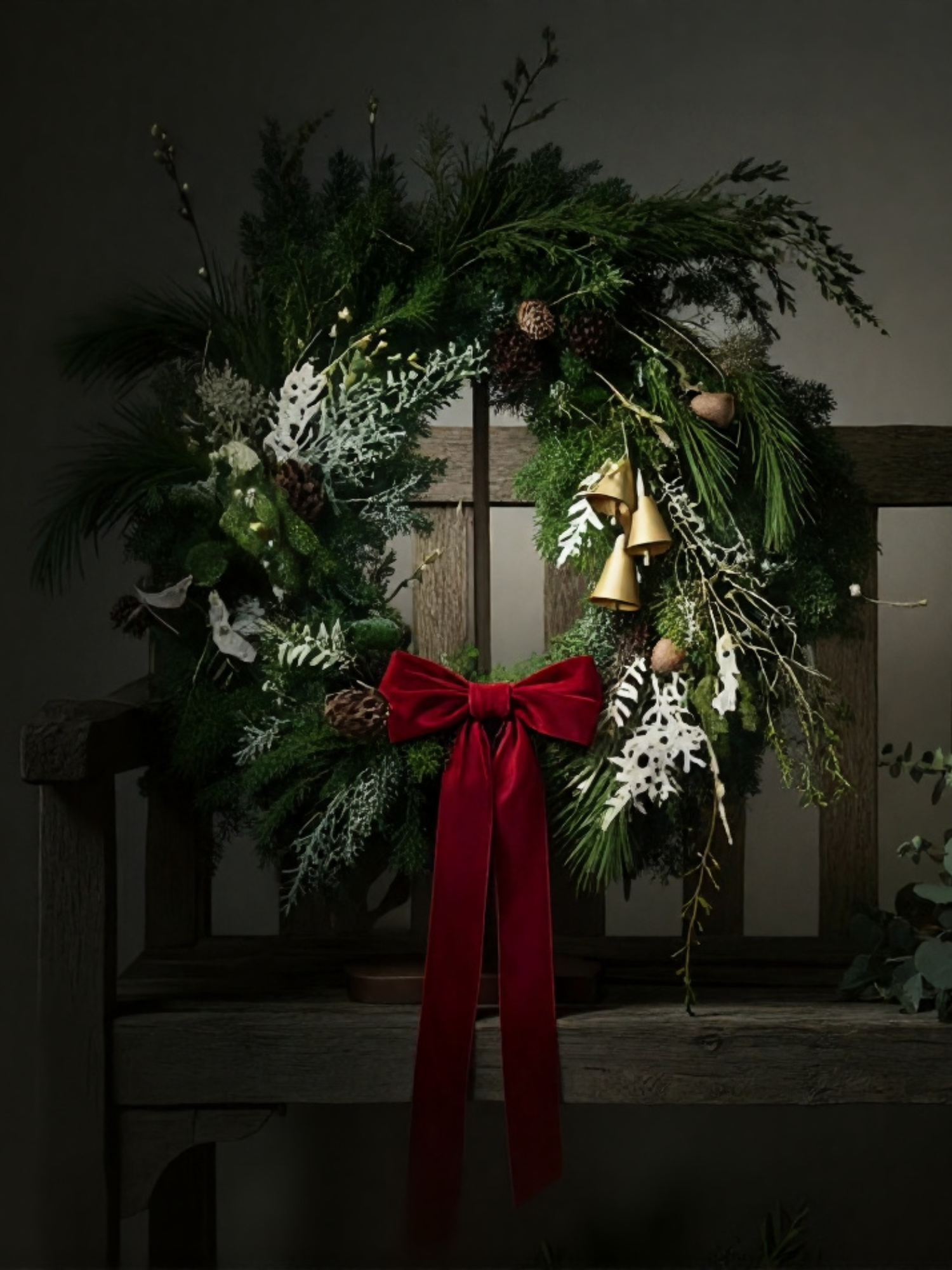 H + G 24" Evergreen Wreath