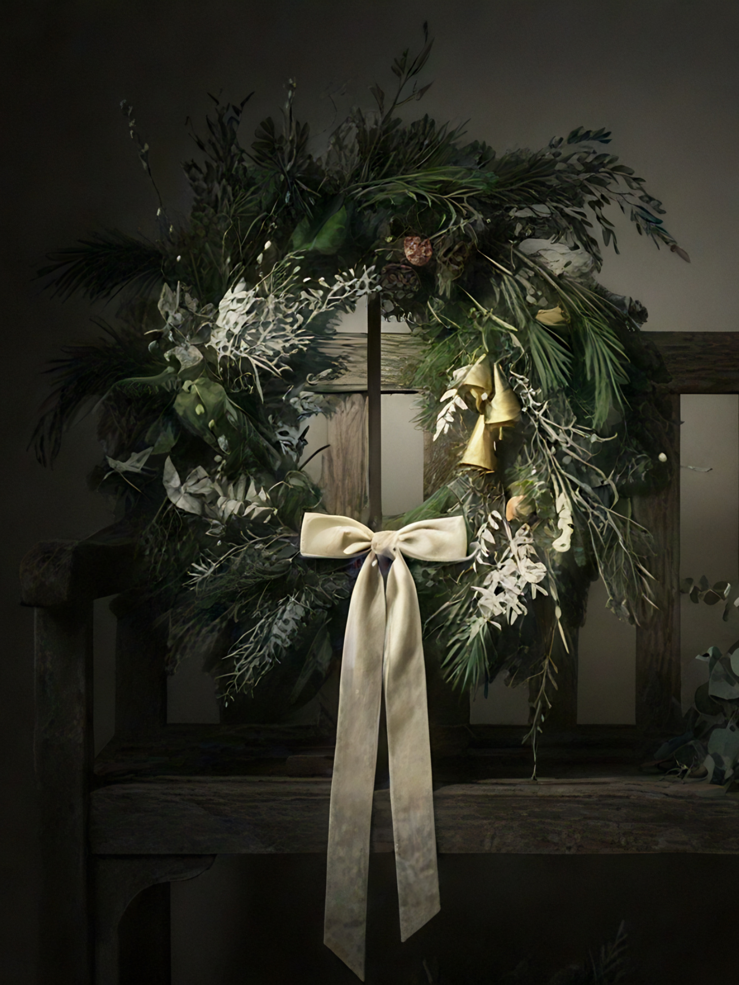 H + G 24" Evergreen Wreath