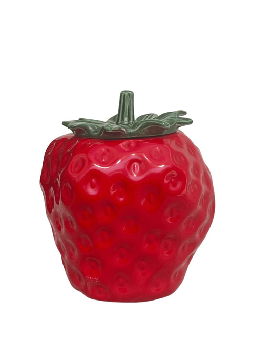 Vintage McCoy Pottery Strawberry Cookie Jar
