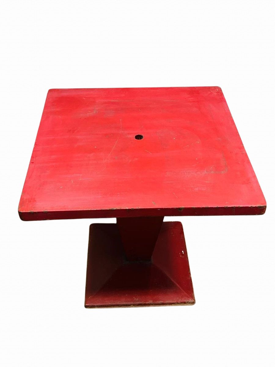 Pair of Authentic 1950s Tolix ‘KUB’ Bistro Tables – Iconic French Design