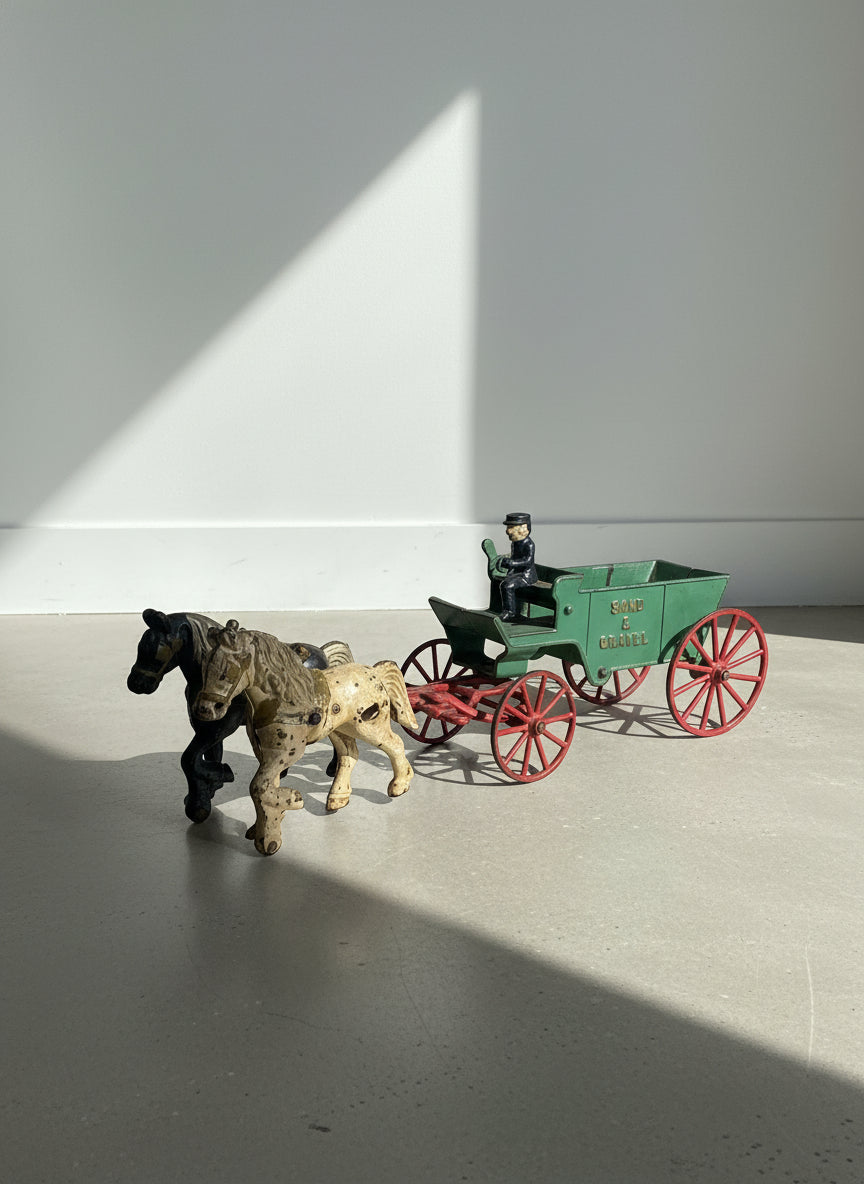Original Cast Iron 15" Kenton HD Sand & Gravel Wagon