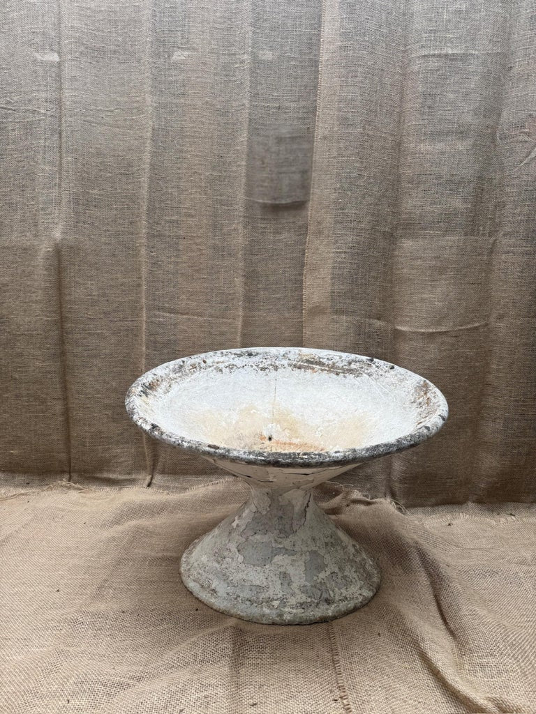 Vintage Willy Guhl Tilt Mid-Century Modern Concrete Planter