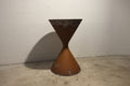 willy guhl hourglass planter sculptural concrete garden vessel