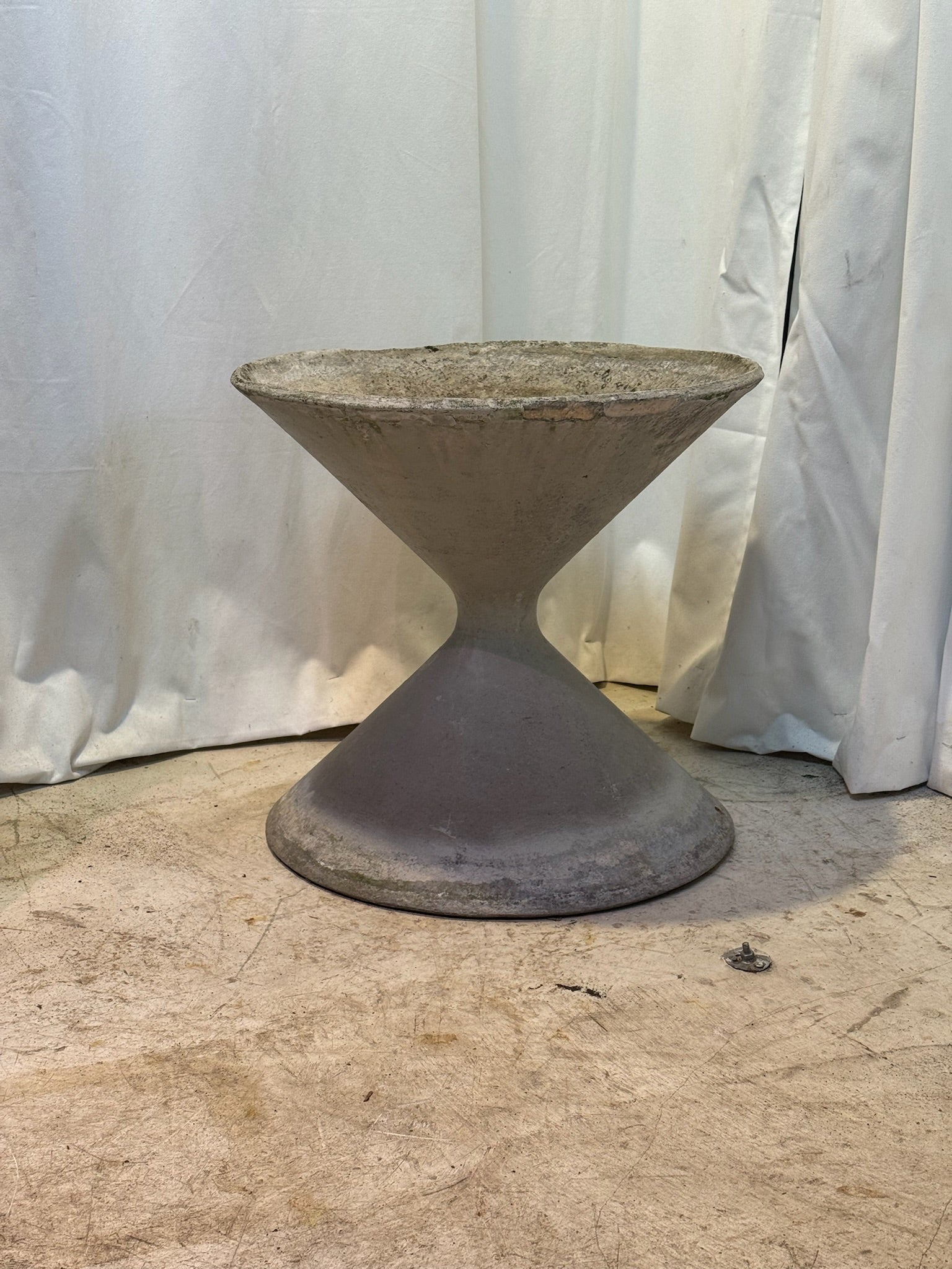 Willy Guhl “Spindel” Planter, Swiss Fiber Cement Garden Sculpture