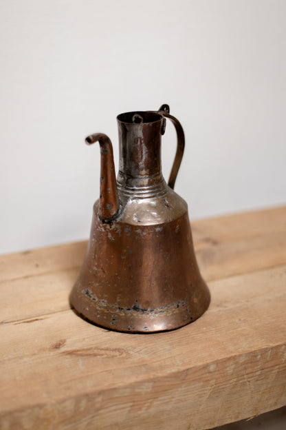 Antique Ottoman Imperial Ibrik Copper Jug