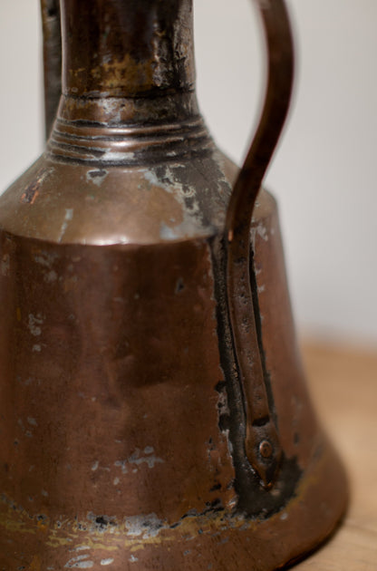 Antique Ottoman Imperial Ibrik Copper Jug