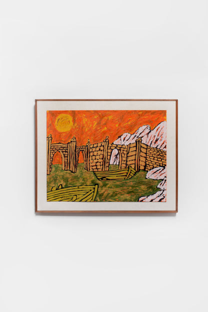 Untitled Abstract Landscape by Lionel Kalish