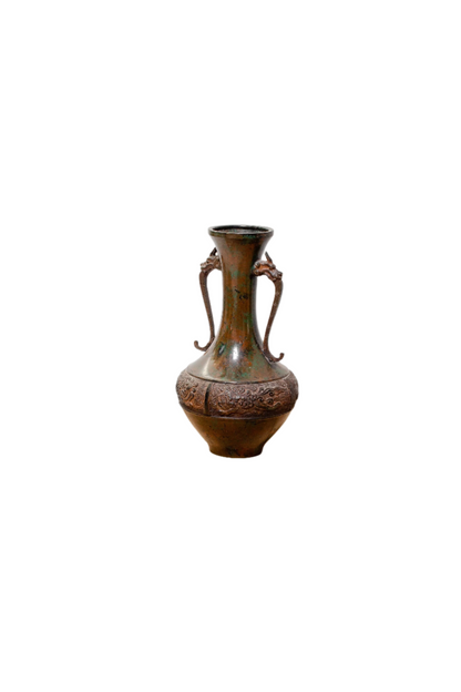 Japanese Vase with Dragon Handles