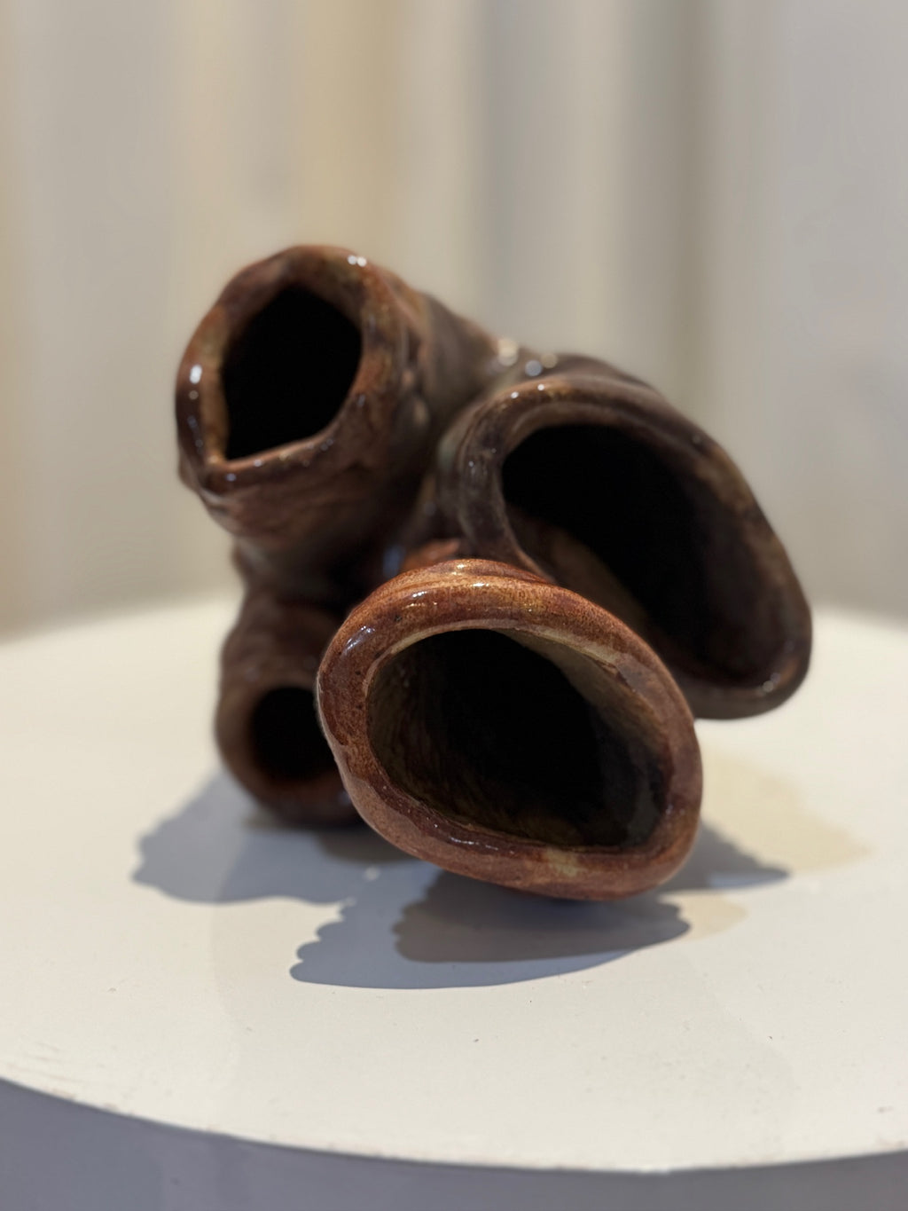 Abstract clay swirl sculptural vase, handcrafted with earthy glaze and flowing form, unique collectible blending organic and contemporary design — Hommes and Gardens, Vases + Vessels Collection, Landscape Architect, Interior Designer, Outdoor Living, Art, Furniture, Objects, Best Gifts, Nature, Backyard, Yard, Outdoor Decorations, Home Decor, Home Design, Luxury Design.