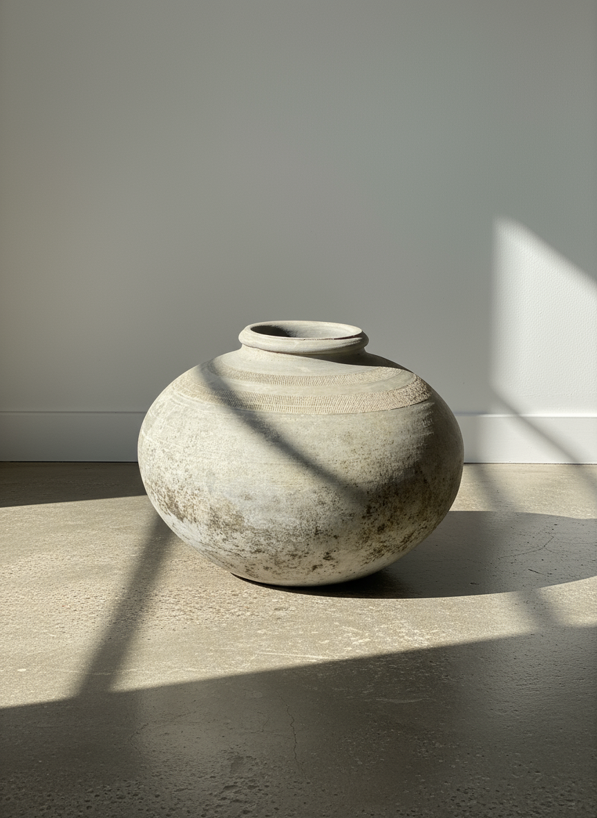 Antique French terracotta pot with natural aged patina and subtle hand-carved rim detailing, a rustic unglazed vessel ideal for farmhouse or minimalist interiors — Hommes and Gardens, Pots + Vessels Collection, Home Decor, Landscape Architect, Interior Designer, Outdoor Living, Outdoor Decorations, Home Design, Luxury Design, Art, Furniture, Objects, Best Gifts, Nature, Backyard, Yard.