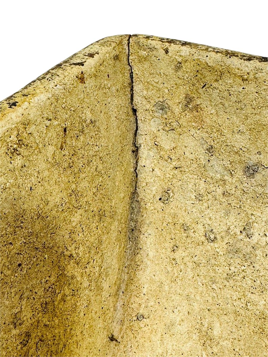 Antique industrial cast iron troughs with rustic firebrick lining and weathered patina, ideal as heavy-duty outdoor patio planters — Hommes and Gardens, POTS + PLANTERS Collection, Landscape Architect, Interior Designer, Outdoor Living, Art, Furniture, Objects, Best Gifts, Nature, Backyard, Yard, Outdoor Decorations, Home Decor, Home Design, Luxury Design.