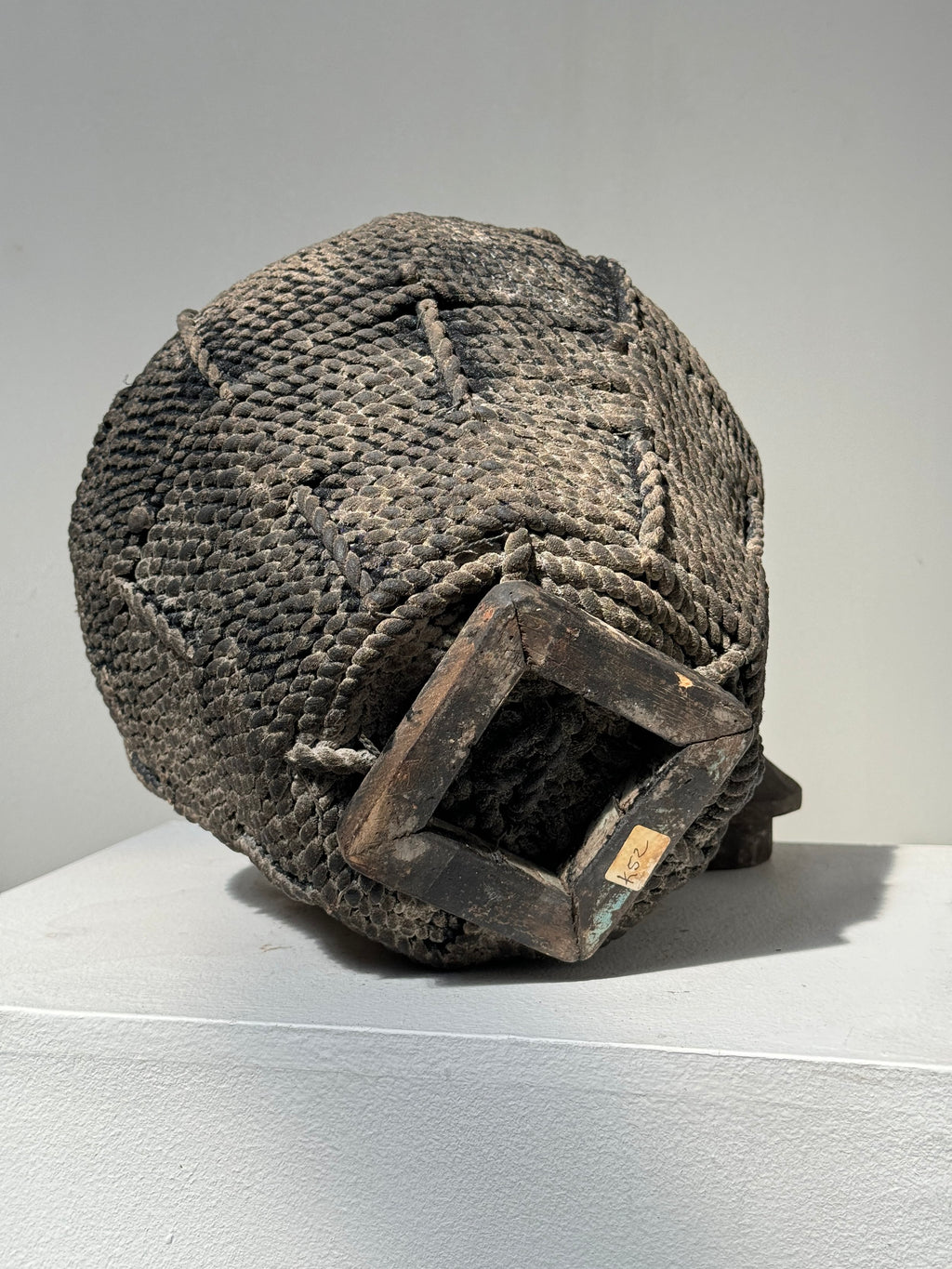 Primitive-style antique Southeast Asian Kendi water pot made of aged rattan and wood, showcasing regional art and traditional craftsmanship — Hommes and Gardens, Objects Collection, Landscape Architect, Interior Designer, Outdoor Living, Art, Furniture, Objects, Best Gifts, Nature, Backyard, Yard, Outdoor Decorations, Home Decor, Home Design, Luxury Design.