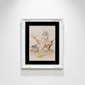 Vintage “Bathing Girl” print by Frank Frazetta featuring soft blues and greens, a captivating lithograph showcasing the artist’s mastery of light, shadow, and sensual form — Hommes and Gardens, Wallscape Collection, Home Decor, Outdoor Decorations, Landscape Architect, Interior Designer, Outdoor Living, Home Design, Luxury Design, Art, Furniture, Objects, Best Gifts, Nature, Backyard, Yard.