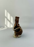 Freeform Organic Studio Pottery Vase – Abstract Modernist Sculptural Stoneware Art, showcasing unique hand-built design, hommes + gardens estudio.