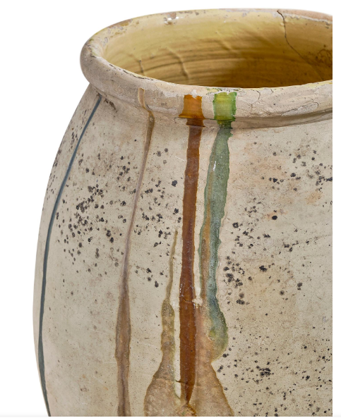Antique French Biot planter crafted from terracotta with classic glaze, perfect for elegant gardens or patios — Hommes and Gardens, Pots + Planters Collection, home decor, garden decor, outdoor decorations, home design, luxury design, Landscape Architect, Interior Designer, Outdoor Living, Art, Furniture, Objects, Best Gifts, Nature, Backyard, Yard.