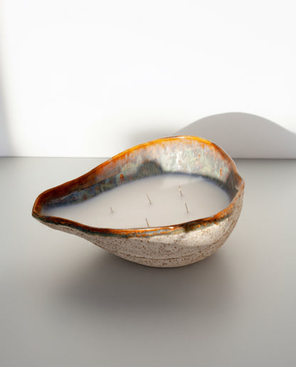Handmade ceramic glazed bowl by Hommes and Gardens x Western Disco, Los Angeles–crafted one-of-one candle vessel — Hommes and Gardens, Candles Collection, Decorative Bowls, Home Decor, landscape design, plant design, Landscape Architect, Interior Designer, Outdoor Living, Outdoor Decorations, Home Design, Luxury Design, Art, Furniture, Objects, Best Gifts, Nature, Backyard, Yard.
