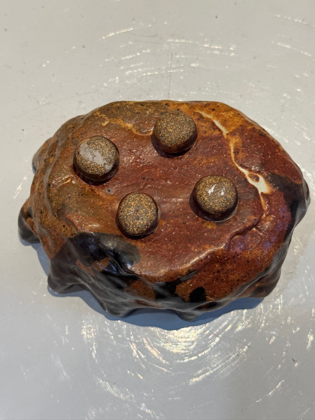 Handmade wabi-sabi footed ceramic bowl with freeform design and organic glaze, functional as a tea bowl or decorative accent — Hommes and Gardens, Vases + Vessels Collection, Landscape Architect, Interior Designer, Outdoor Living, Art, Furniture, Objects, Best Gifts, Nature, Backyard, Yard, Outdoor Decorations, Home Decor, Home Design, Luxury Design.