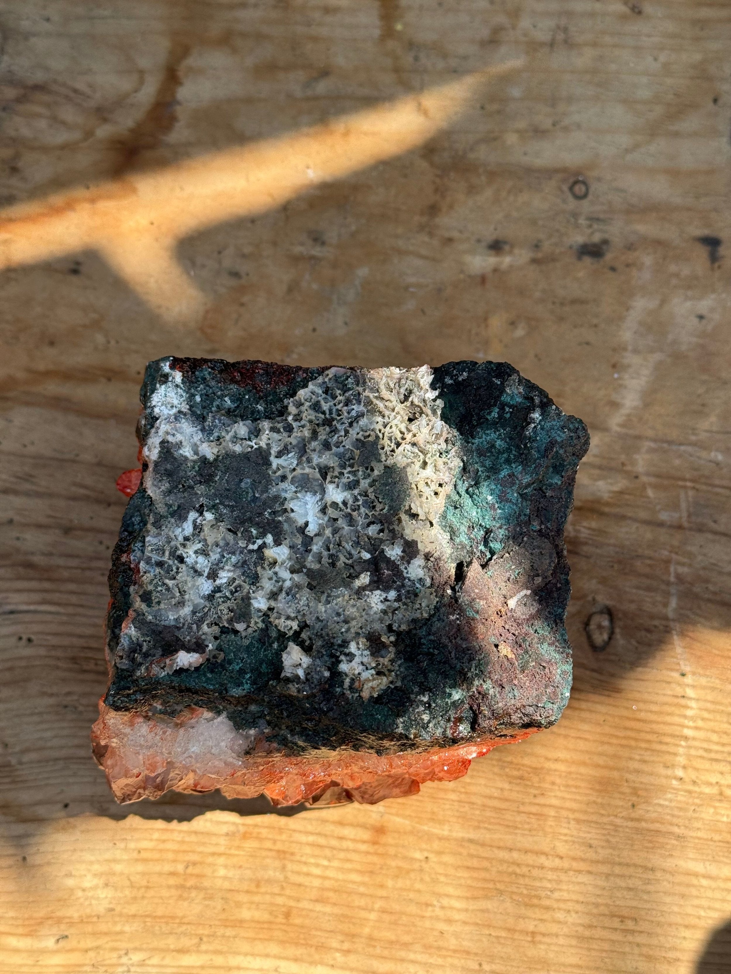 Handpicked burnt orange quartz stone with natural crystal surface and rich colour, a refined decorative mineral specimen — Hommes and Gardens, Objects Collection, home decor, outdoor decorations, home design, luxury design, Landscape Architect, Interior Designer, Outdoor Living, Art, Furniture, Objects, Best Gifts, Nature, Backyard, Yard.