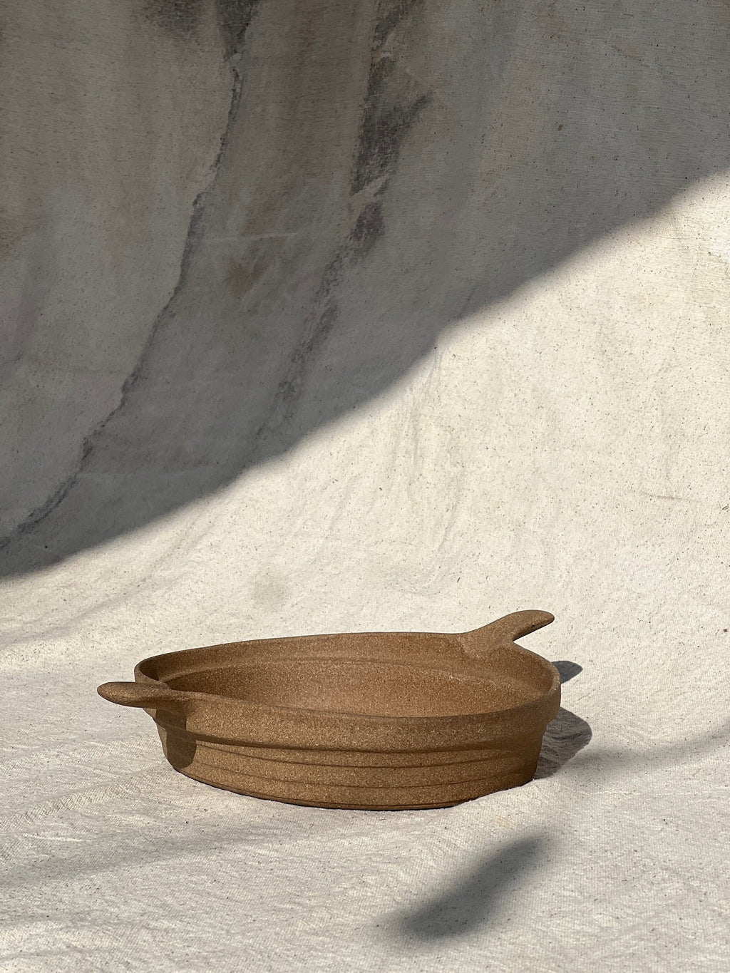 rustic brown ceramic serving dish farmhouse kitchen decor
