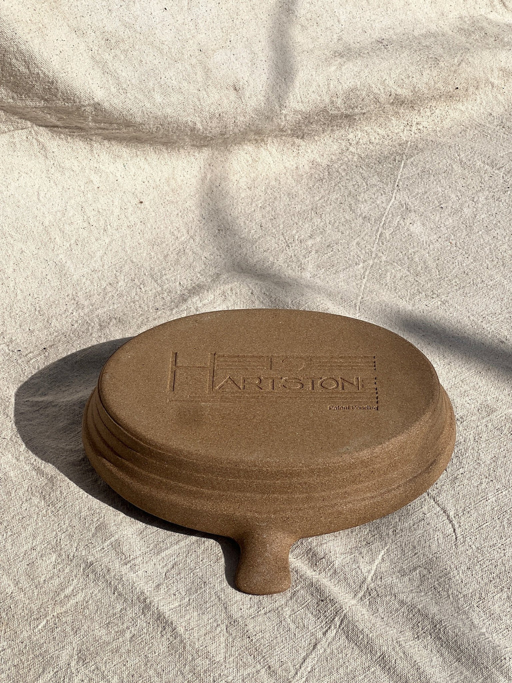 vintage hartstone pottery bowl brown glazed stoneware