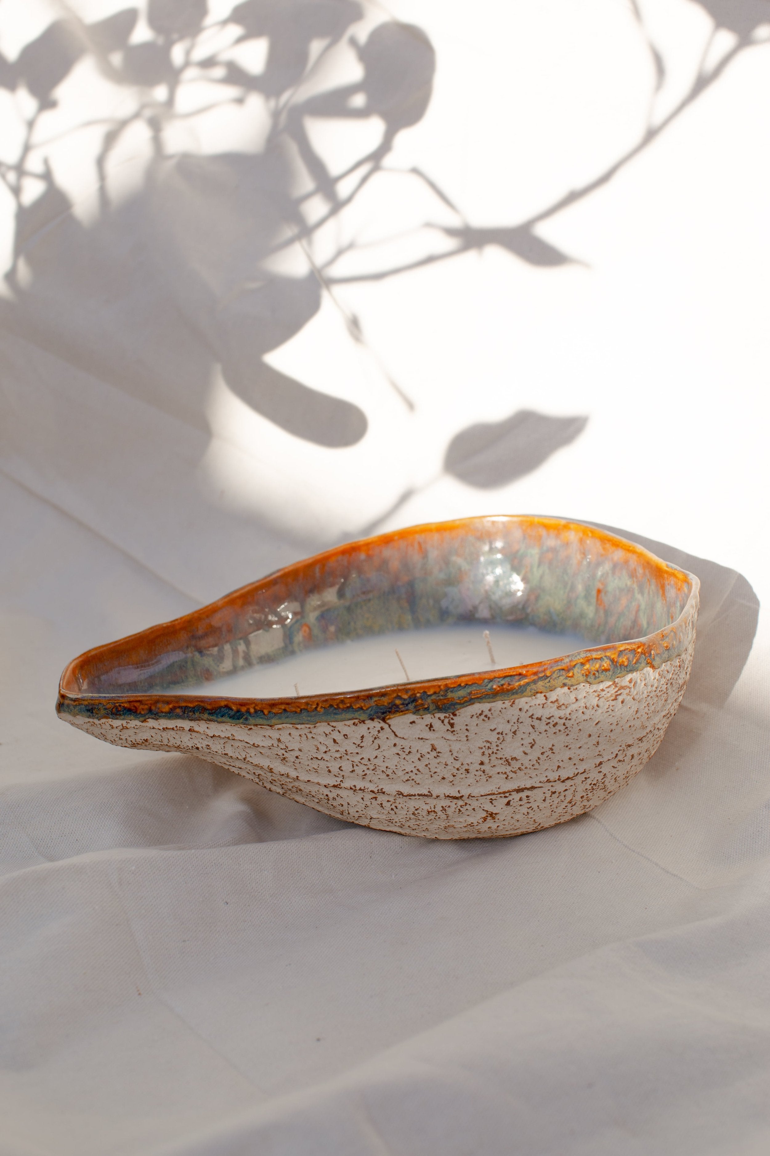 Handmade Ceramic Glazed Bowl | H&G x Western Disco showcasing unique design and texture. hommes + gardens estudio.