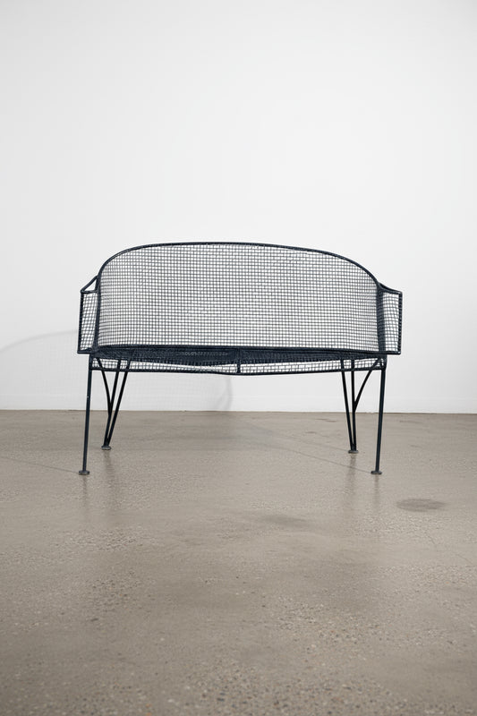 Mid-century modern Russell Woodard Sculptura patio sofa from the 1950s, a rare early production outdoor furniture piece with sculptural wire design — Hommes and Gardens, Furniture Collection, Home Decor, Outdoor Decorations, Landscape Architect, Interior Designer, Outdoor Living, Home Design, Luxury Design, Art, Furniture, Objects, Best Gifts, Nature, Backyard, Yard.