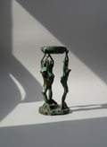 Patina mermaids Candle Holders and Incense Burner showcasing intricate mermaid designs. hommes + gardens estudio.