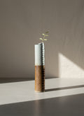 Rare 1970s Bosigo Studio tall pinched pottery vase from Lesotho, South Africa, featuring dual-textured gray and brown surfaces with organic modernist form and handcrafted detailing — Hommes and Gardens, Pots + Vessels Collection, Home Decor, Landscape Architect, Interior Designer, Outdoor Living, Outdoor Decorations, Home Design, Luxury Design, Art, Furniture, Objects, Best Gifts, Nature, Backyard, Yard.