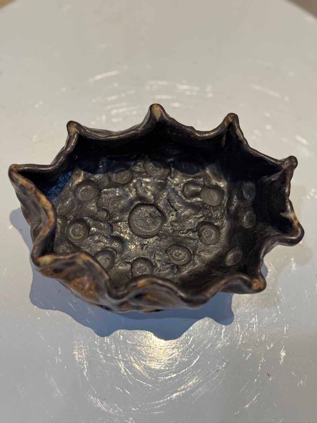 Handmade Freeform Studio Pottery Vase – Sculptural Ceramic Art Piece