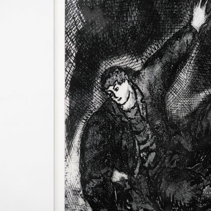 Sandro Chia Artist Proof lithograph from the Sitting Lady Series, 1980s Neo-Expressionist piece with vivid imagery — Hommes and Gardens, Artwork Collection, Lithographs, Figurative Art, Italian Artist, Vintage Decor, Fine Art Collectible.