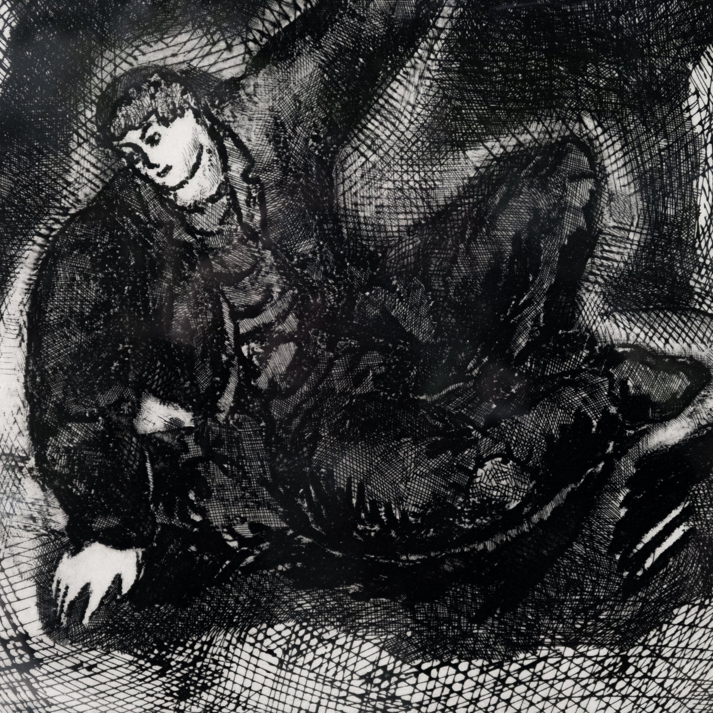 Sandro Chia Signed Lithograph, Artist Proof (Sitting Lady Series, Circa 1980s) showing a reclining figure in black and white. hommes + gardens estudio.