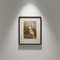 Sandro Chia Signed Lithograph, Artist Proof (Sitting Lady Series, Circa 1980s) framed artwork by Italian artist Sandro Chia, hommes + gardens estudio.