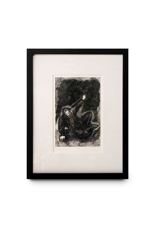 Signed lithograph by Italian artist Sandro Chia from the Sitting Lady Series, Artist Proof circa 1980s, Neo-Expressionist collectible art — Hommes and Gardens, Artwork Collection, Lithographs and Prints, Fine Art, Vintage Decor, Collectible Masterpiece.