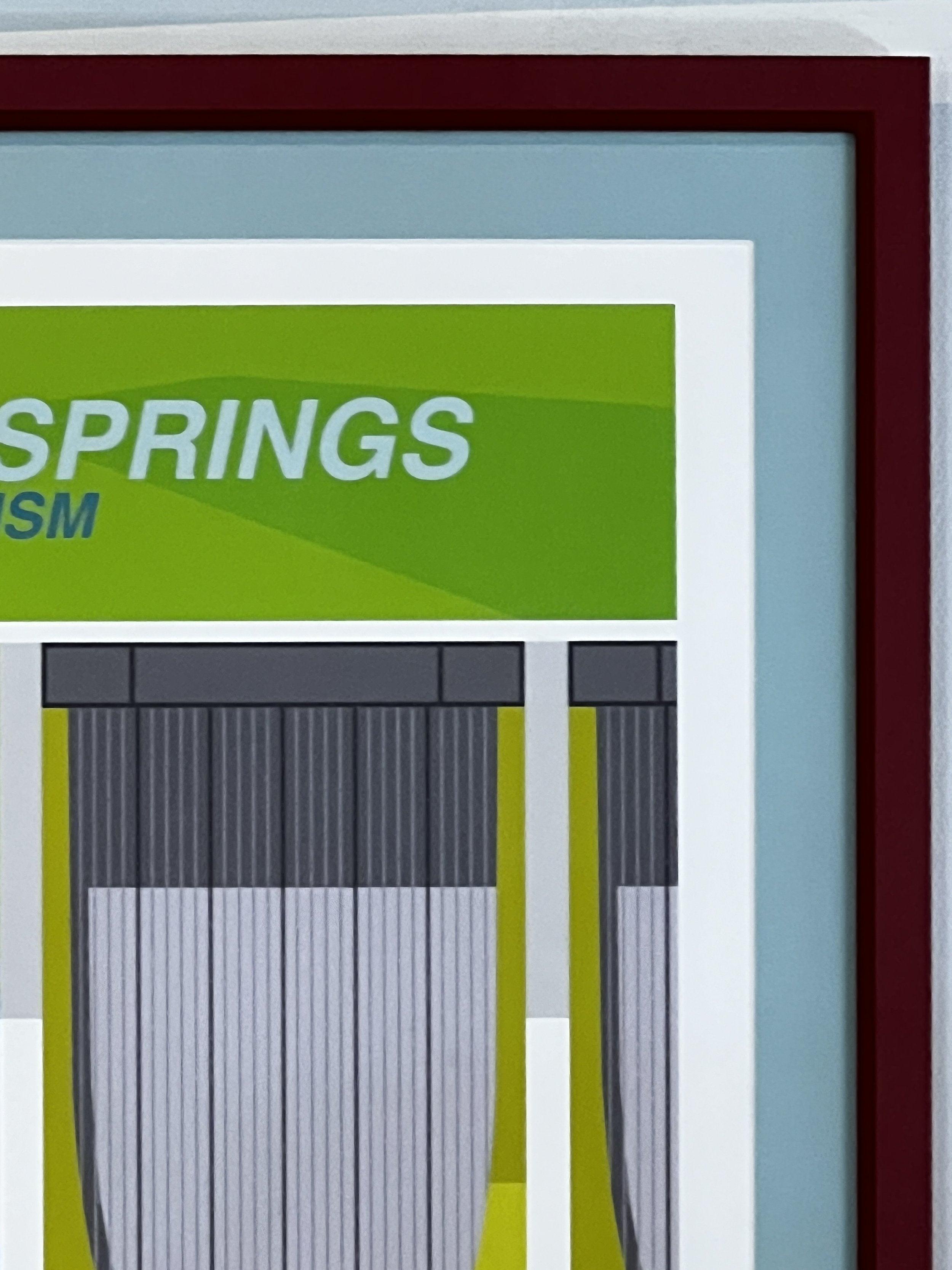 Signed lithograph Palm Springs Modernism by Michael Murphy, framed mid-century inspired artwork reflecting modern architectural elegance — Hommes and Gardens, Art Collection, Landscape Architect, Interior Designer, Outdoor Living, Outdoor Decorations, Home Decor, Home Design, Luxury Design, Art, Furniture, Objects, Best Gifts, Nature, Backyard, Yard.