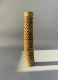 Tall Hand-Glazed Studio Pottery Vase with Fish Scale Relief, featuring a textured fish scale pattern, hommes + gardens estudio.