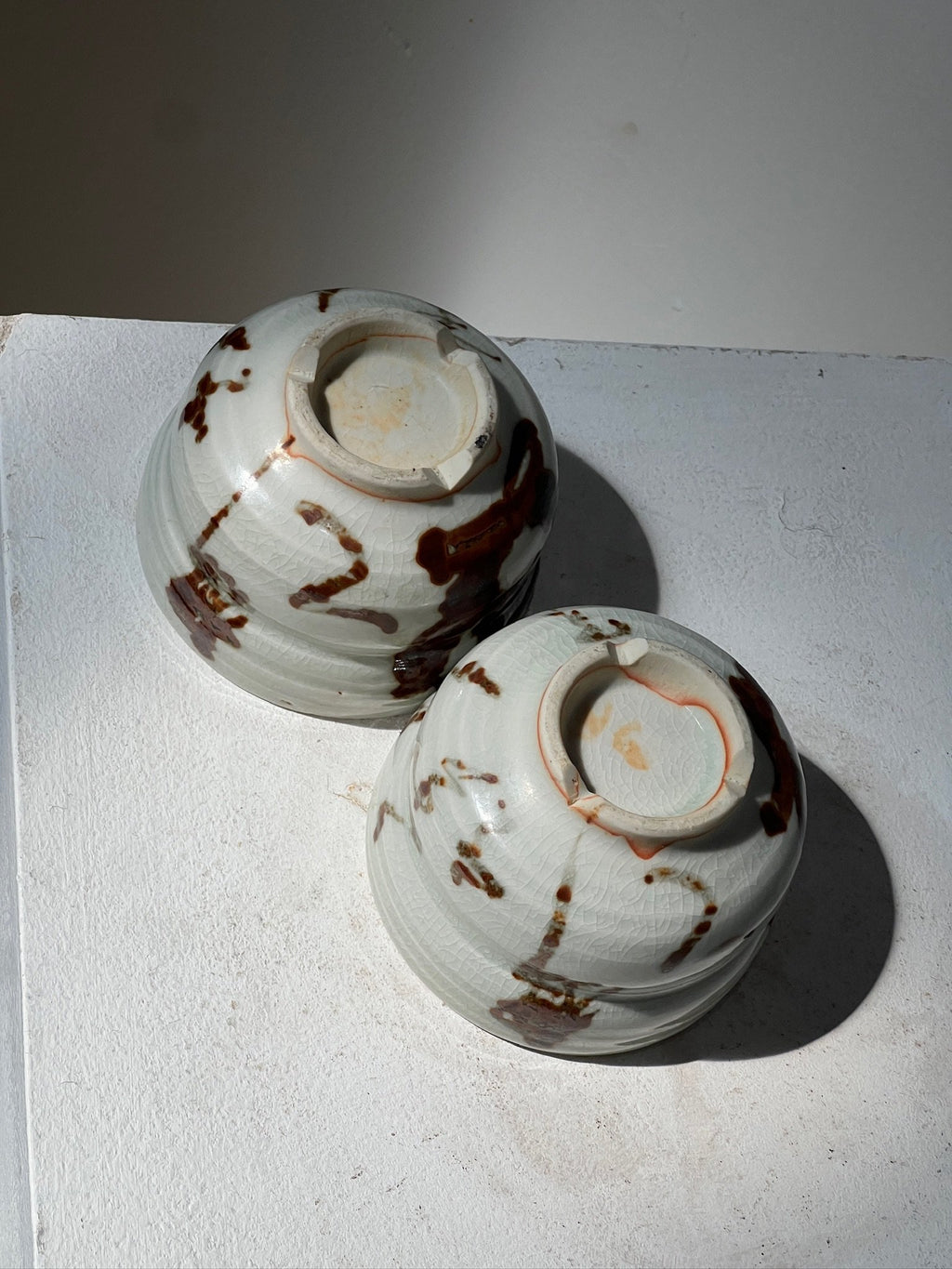 japanese ceramic tea bowl set rustic chawan design