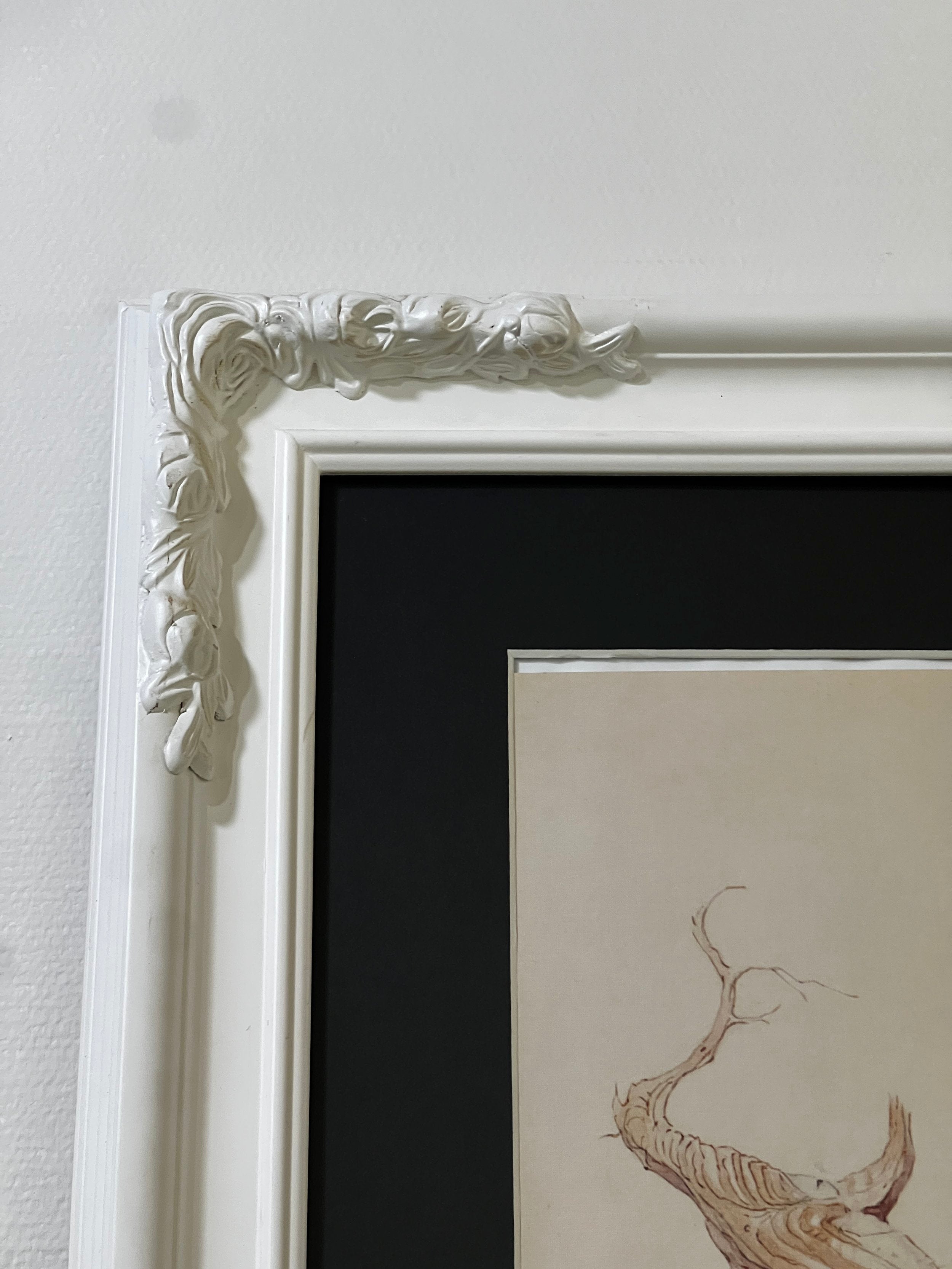 Vintage framed art print “Bathing Girl” by Frank Frazetta, showcasing soft lighting, graceful form, and tranquil atmosphere — Hommes and Gardens, Wallscape Collection, home decor, outdoor decorations, home design, luxury design, Landscape Architect, Interior Designer, Outdoor Living, Art, Furniture, Objects, Best Gifts, Nature, Backyard, Yard.