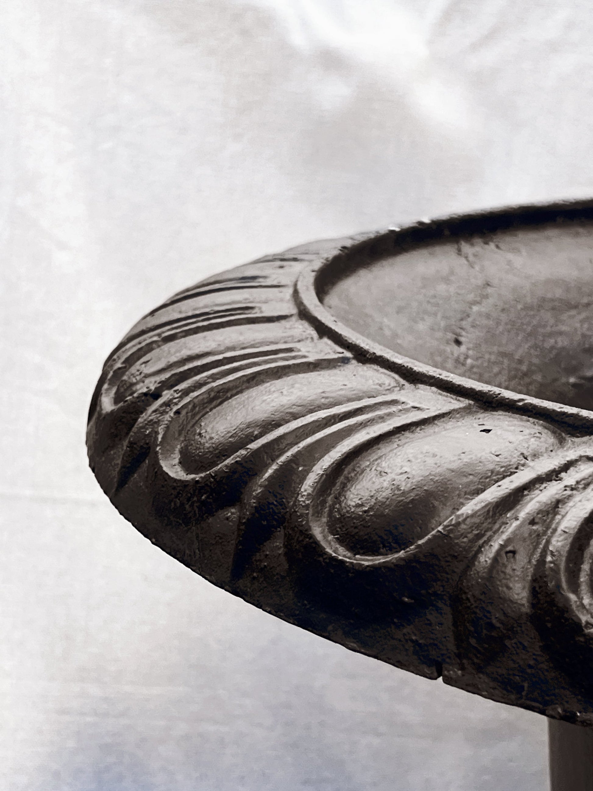 Vintage black cast iron urn planters in neoclassical French style, handcrafted with elegant patina for sophisticated outdoor spaces — Hommes and Gardens, Pots + Vessels Collection, Garden Planters, Outdoor Decor, Timeless Craftsmanship, Heritage Design.