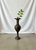 Vintage engraved brass fluted vase with elegant floral etching, tall handcrafted piece adding timeless sophistication to any space — Hommes and Gardens, Home Decor Collection, Landscape Architect, Interior Designer, Outdoor Living, Outdoor Decorations, Home Decor, Home Design, Luxury Design, Art, Furniture, Objects, Best Gifts, Nature, Backyard, Yard.